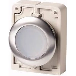 Eaton Button drive 30mm branco liso com luz de fundo e retorno automático M30C-FDL-W 182925 M30C-FDL-W (182925)