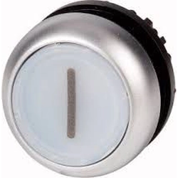 Eaton Button drive bianco I con retroilluminazione e ritorno automatico M22-DL-W-X1 (216942)