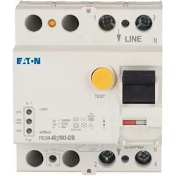 Eaton Cyfrowy wyłącznik różnicowoprądowy 2P 40A 0,03A G/B típus 10kA FRCdM-40/2/003-G/B 300639