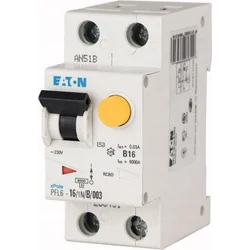 EATON (MB) Disjoncteur à maximum de courant résiduel 1P+N 25A 0,3A Type AC PFL6-25/1N/C/03 286489