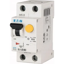 EATON (MB) Залишковий автоматичний вимикач 1P+N 25A 0,3A AC тип PFL6-25/1N/C/03 286489