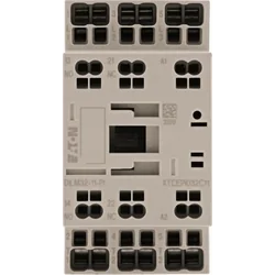 Eaton Stycznik mocy DILM 3-biegunowe 380 V 400 V 15 kW 1Z+1R 24 V DC zaciski sprężynowe Push-In 199293