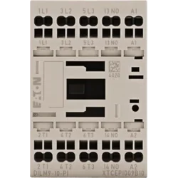 Eaton Stycznik mocy DILM 3-biegunowe 380 V 400 V 4 kW 1Z 24 V CC zaciski sprężynowe Push-In 199233