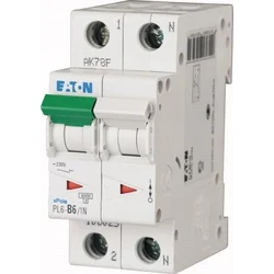 Eaton Wyłącznik nadprądowy 1P+N D 20A 6kA AC PL6-D20/1N 164944