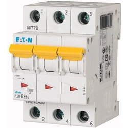 Eaton Wyłącznik nadprądowy 3P C 25A 10kA AC PLSM C25/3-MW (242476)