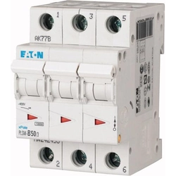 Eaton Wyłącznik nadprądowy 3P C 50A 10kA AC PLSM C50/3-MW (242479)