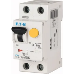 Eaton Wyłącznik różnicowo-nadprądowy 1P+N 10A 0,03A тип AC PFL6-10/1N/B/003 286429