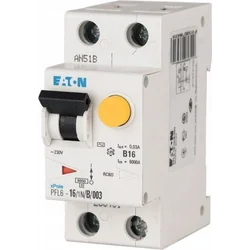 Eaton Wyłącznik różnicowo-nadprądowy 1P+N 13A 0,3A тип AC PFL6-13/1N/B/03 286450