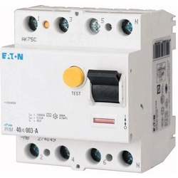Eaton Wyłącznik różnicowo-prądowy 4P 40A 0,1A tüüp AC PFIM-4001-MW (235411)