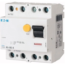 Eaton Wyłącznik różnicowo-prądowy 4P 40A 0,3A type AC PFIM-4003-MW (235412)