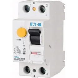 Eaton Wyłącznik różnicowoprądowy 2P 25A 0,3A 10kA typ G/F FRCMM-25/2/03-G/F 187378