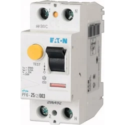 Eaton Wyłącznik różnicowoprądowy 2P 63A 0,5A тип AC PF6-63/2/05 286503