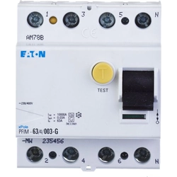 Eaton Wyłącznik różnicowoprądowy 4P 63A 0,03A тип AC PFIM-63/4/003-G 235456