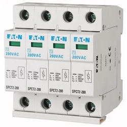 Eaton Защита от пренапрежение тип C 2 4P 20kA SPCT2-280/4 167596