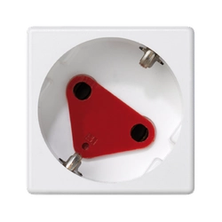 Socket outlet Kontakt-Simon KS11/9 White Push-in clamp Plastic IP20