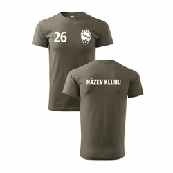 Klubová trička Velikost: 3XL, Barva: army
