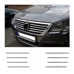 VW PASSAT B6 - CHROME GRILL UPPER strips Tuning