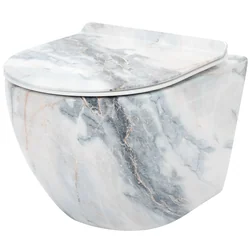 Carlos Slim Rimless Granit Shiny N wall-hung toilet bowl