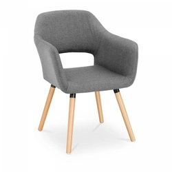 Upholstered chair - gray FROMM & amp; STARCK 10260163 STAR_CON_104
