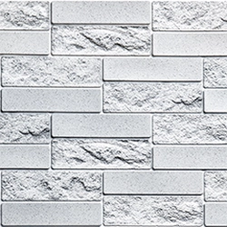 Flexpanel PVC wall covering - Modern gray brick with mixed surface, plastic wall covering