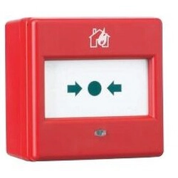 Non-automatic detector for danger detection system Eaton CBG370WP Fire brigade alarm (red) Red Plastic IP65