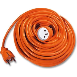 Ecolite FX1-15 Acoplador de cabo de extensão 15m laranja 3x1,0mm