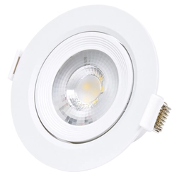 Ecolite LED-DLR-5W/2700 LED circular tilt-up lamp 5W warm white BARI