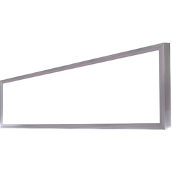 Ecolite LED-GPL44/B-45/RAM Sølv LED-panel med ramme 300x1200mm 45W dagslys hvid + 1x ramme