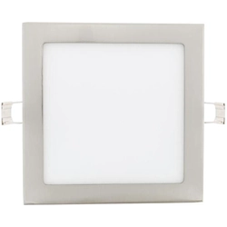 Ecolite LED-WSQ-18W/41/CHR Chrome ενσωματωμένο πάνελ LED 225x225mm 18W ημέρα λευκό