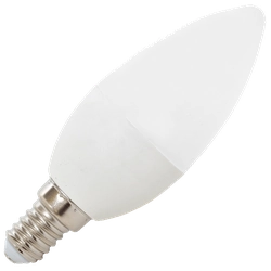 Ecolite LED5W-SV/E14/2700 Candela mini LED E14 lampadina 5W bianco caldo