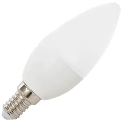 Ecolite LED5W-SV/E14/2700 Mini LED žvakė E14 lemputė 5W šiltai balta