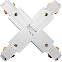 Ecolite TR-SPOJKA/X-3F/BI Conector X 3F pentru benzi trifazate de culoare albă