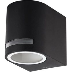 Ecolite Z37AW-CR Applique da esterno arrotondata piccola nera 10W Day White