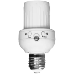 EcoSavers Czujnik światła dziennego Lampbase Timer E27