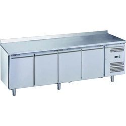 4-door refrigerated table | stainless steel | Snack 449 l