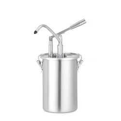 Edelstahlbehälter für Saucen mit HENDI-Spender 45L xx(H)420mm