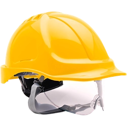 PORTWEST Helmet Endurance Visor Color: fluorescent yellow
