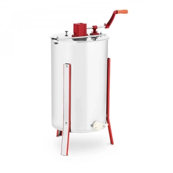 Manual, diagonal 3-frame honey extractor