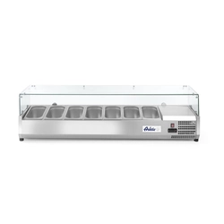 Cooling top with glass cover 7 x GN 1/3 Hendi