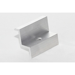 Eindklem 30mm Lengte: 50mm zilver geanodiseerd