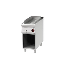 El-grill, glat plade 31x65 | Redfox