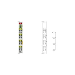 EL2008 | Terminal EtherCAT, 8-kanałowe cyfrowe zaciski wyjściowe, 24 V DC, 0,5 A