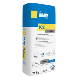 Elastinen liima laatoille KNAUF K2 harmaa 25kg