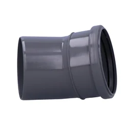 Elbow PP-HT 110/30 sanitary, for internal sewage, ash color, Onnline