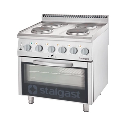 Electric cooker 4 burner dimensions. 800x700x850 with electric oven 10,4+7kW (static)