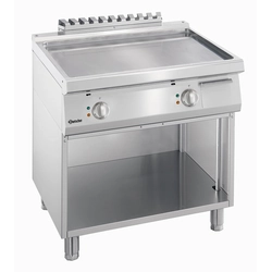 Electric grill plate | smooth | open base | 10 kW | 800x700x850-900 mm