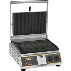 Electric Roller Grill Panini with timer 3400W 360x240 Stalgast 777224