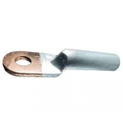 Electrical shoe copper aluminum Cu-Al 120mm2 tubular terminals hole diameter 14mm length 120mm