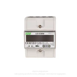 electricity meter le-03mw tariff bidirectional three-phase, rs-485+modbus rtu semi-indirect