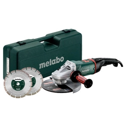 Електрична кутова шліфувальна машина Metabo WE 24-230 MVT 230 мм | 6600 RPM | 2400 W | У валізі